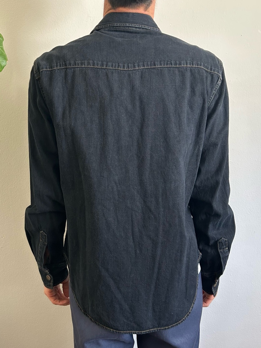 Billy Reid Shoals Denim Shirt - Picture 4 of 11